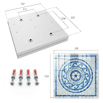 Caja de llaves Mosaico geométrico