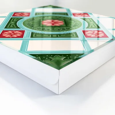 Caja de llaves Geometría floral