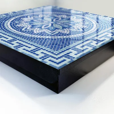 Armario de llaves Mosaico azul