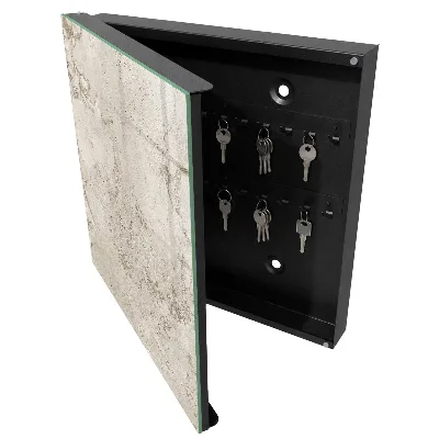 Armario llaves de pared Textura beige