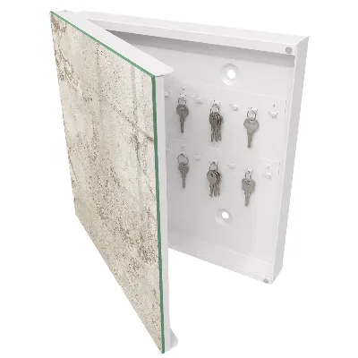 Armario llaves de pared Textura beige