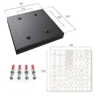 Caja de llaves Estampado floral