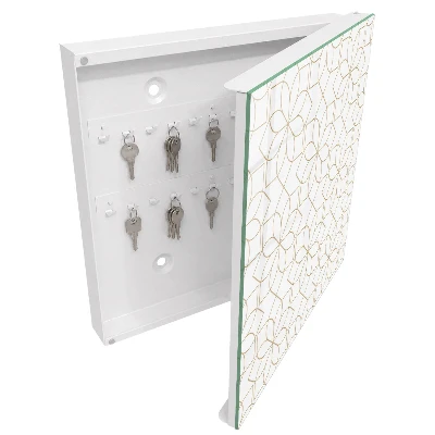 Caja de llaves Estampado floral