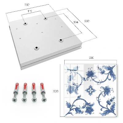 Caja de llaves Estampados florales