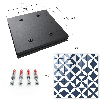 Armario llaves de pared Elegancia geométrica