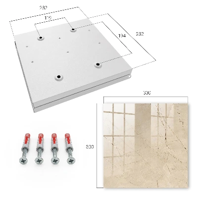 Caja de llaves Creación de mármol