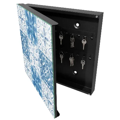Armario llaves de pared Azulejos geométricos