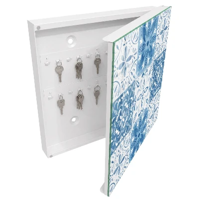 Armario llaves de pared Azulejos geométricos