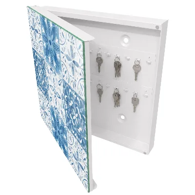 Armario llaves de pared Azulejos geométricos