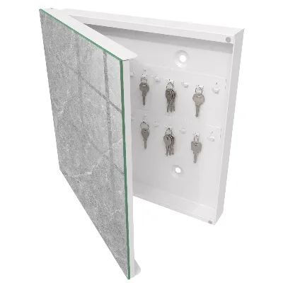 Caja de llaves Textura de mármol