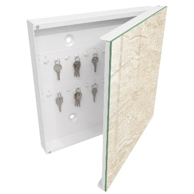 Armario de llaves Ondas beige