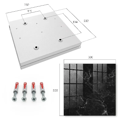 Caja de llaves Abstracción de mármol