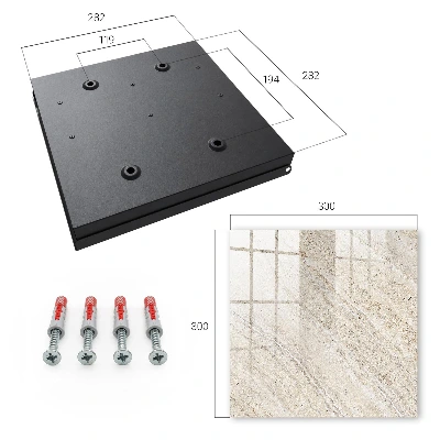 Armario llaves de pared Mármol claro