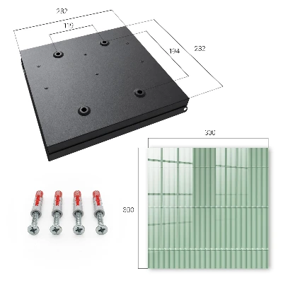 Caja de llaves Rayas verdes