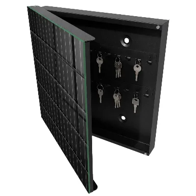Caja de llaves Rectángulos negros
