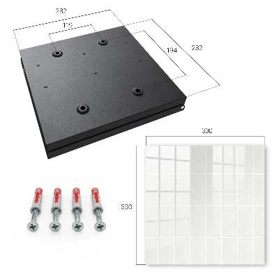Caja de llaves Azulejos claros