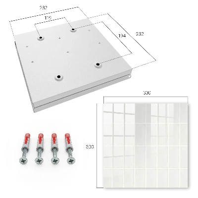 Caja de llaves Azulejos claros