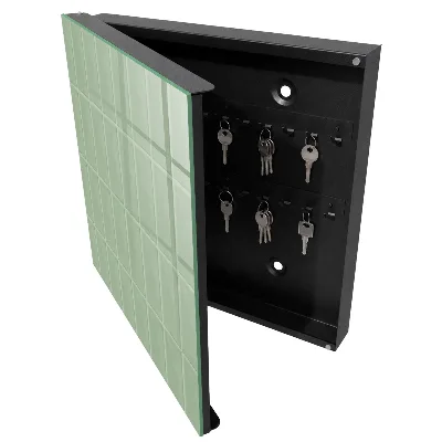 Caja de llaves Azulejos verdes