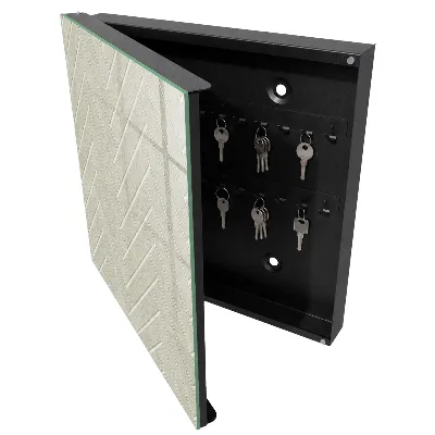 Armario llaves de pared Espiga beige