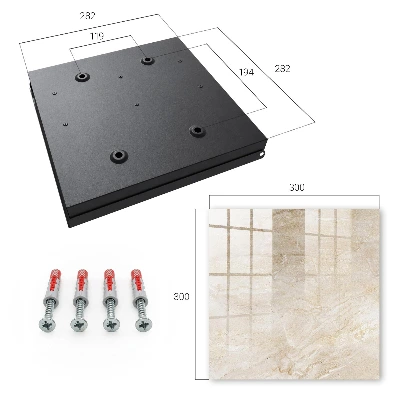 Armario llaves de pared Mármol beige