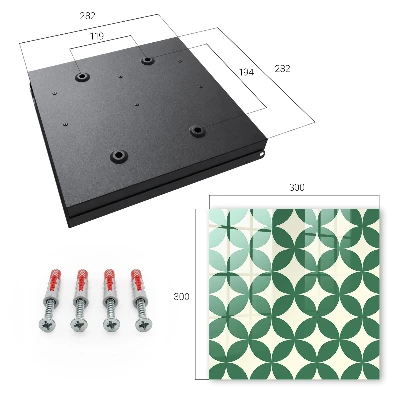 Armario llaves de pared Ruedas verdes