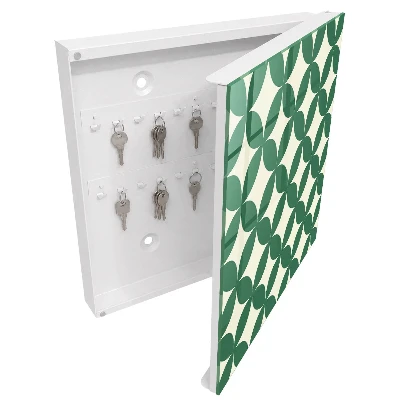 Armario llaves de pared Ruedas verdes