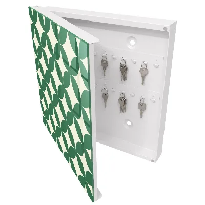 Armario llaves de pared Ruedas verdes