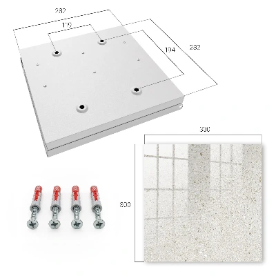 Armario llaves de pared Piedra beige