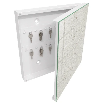 Armario llaves de pared Piedra beige