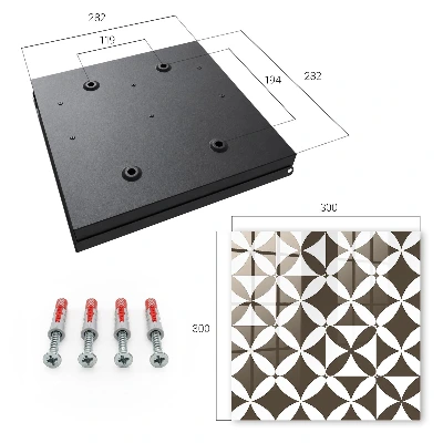 Armario llaves de pared Composición geométrica