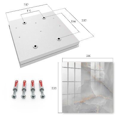 Caja de llaves Elegancia gris