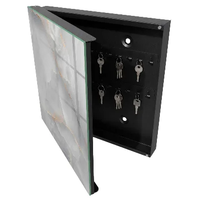 Caja de llaves Elegancia gris