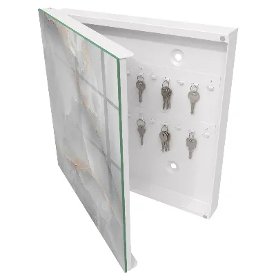 Caja de llaves Elegancia gris