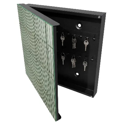 Armario llaves de pared Patrón verde