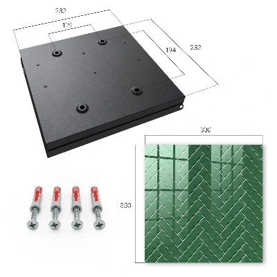 Armario llaves de pared Espiga verde