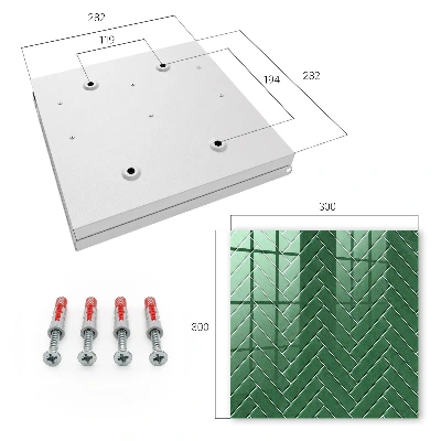 Armario llaves de pared Espiga verde