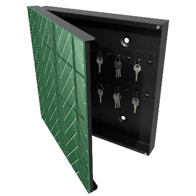 Armario llaves de pared Espiga verde