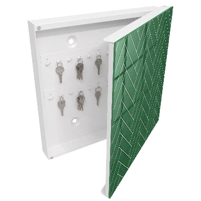 Armario llaves de pared Espiga verde
