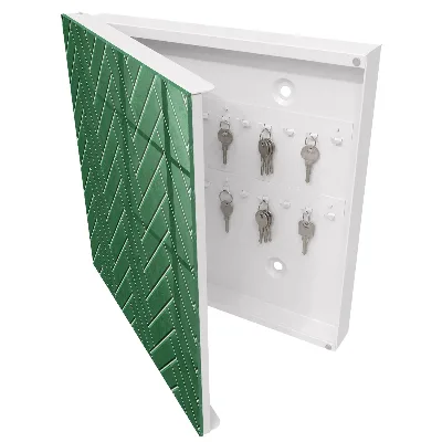 Armario llaves de pared Espiga verde