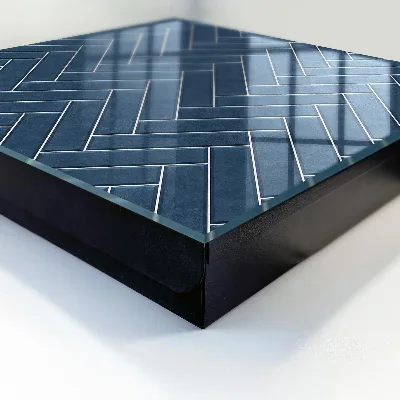 Caja de llaves Espiga azul marino