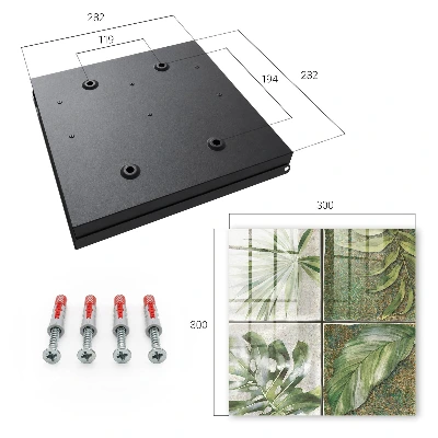 Caja de llaves Azulejos para plantas