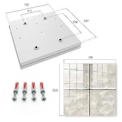 Caja de llaves Azulejos beige
