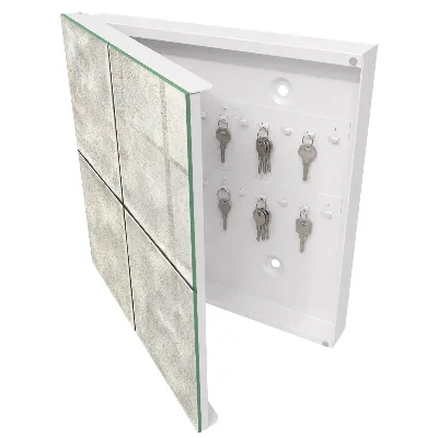Caja de llaves Azulejos beige