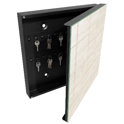 Caja de llaves Piedra crema