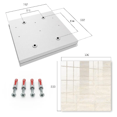 Caja de llaves Piedra crema