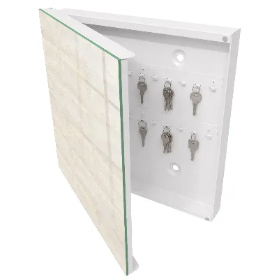 Caja de llaves Piedra crema