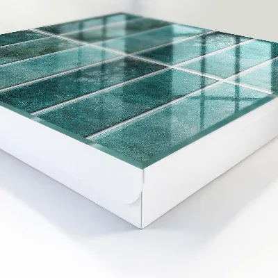 Armario llaves de pared Azulejos turquesa