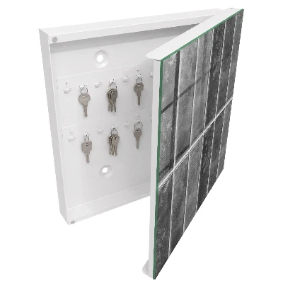 Caja de llaves Azulejos grises