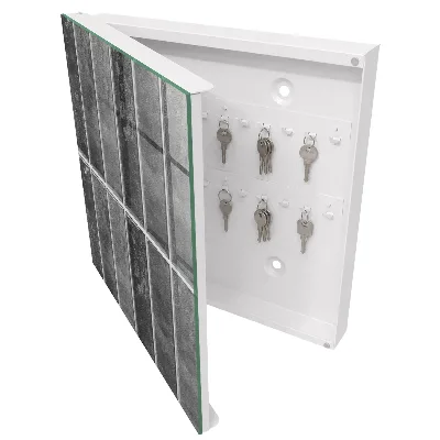 Caja de llaves Azulejos grises