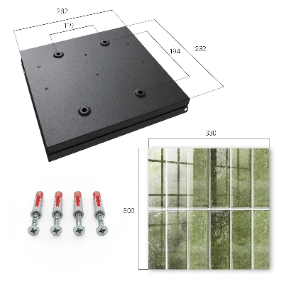 Caja de llaves Azulejos verdes